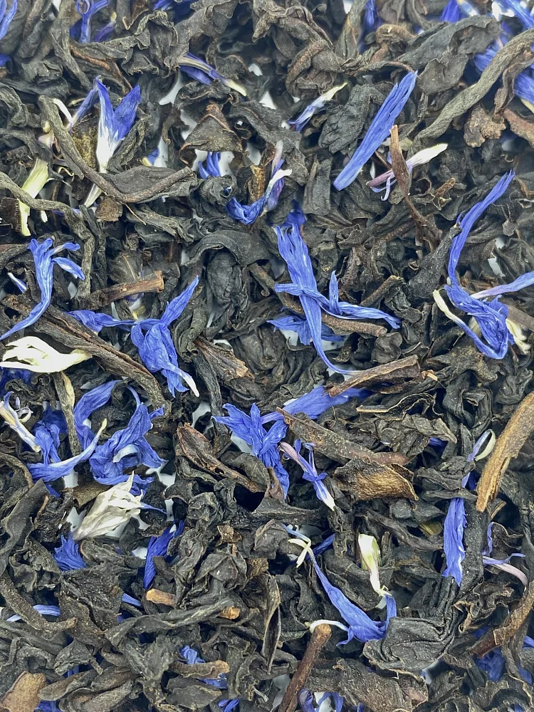 Черный чай Эрл Грей Голубой цветок