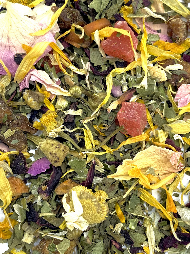 Фруктово-травяной чай Малина с мятой